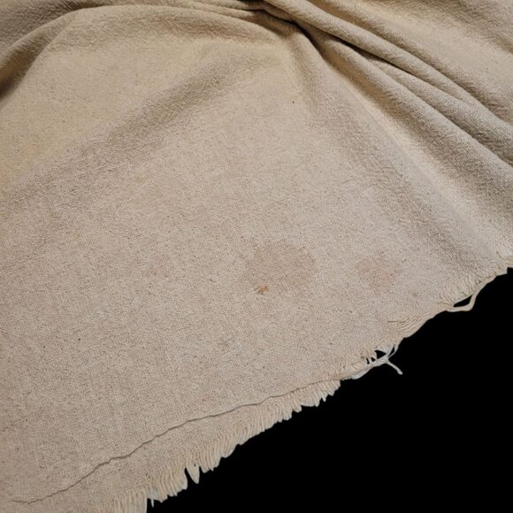 Vintage Embroidered Fabric Floral Country Crinoline Lady Southern Belle 80 x 65 - Picture 9 of 10